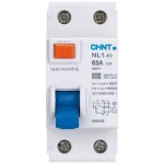 CHINT RCCB NL1-63 2P 63A 100MA AC 10KA DB