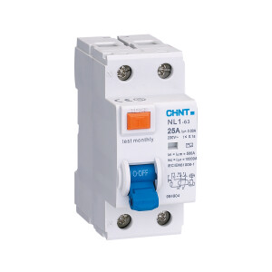 CHINT RCCB NL1-63 2P 25A 30MA AC 10KA DB