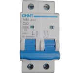 CHINT MCB 2P 20A C Curve 10kA