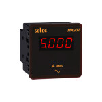 LED Ammeter,1Ø, 72x72mm - MA202