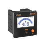 LCD Voltmeter, 3Ø, 72x72mm - MV2307