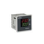 LED volt-amp meter, 1Ø, 48X48mm - MVA591